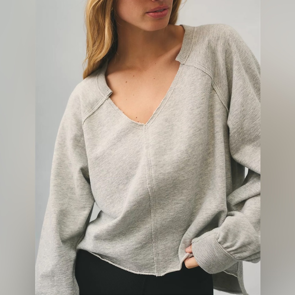 Pilcro Reworked Popover Sweatshirt - Picture 2 of 5